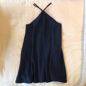 Lulu’s navy halter dress